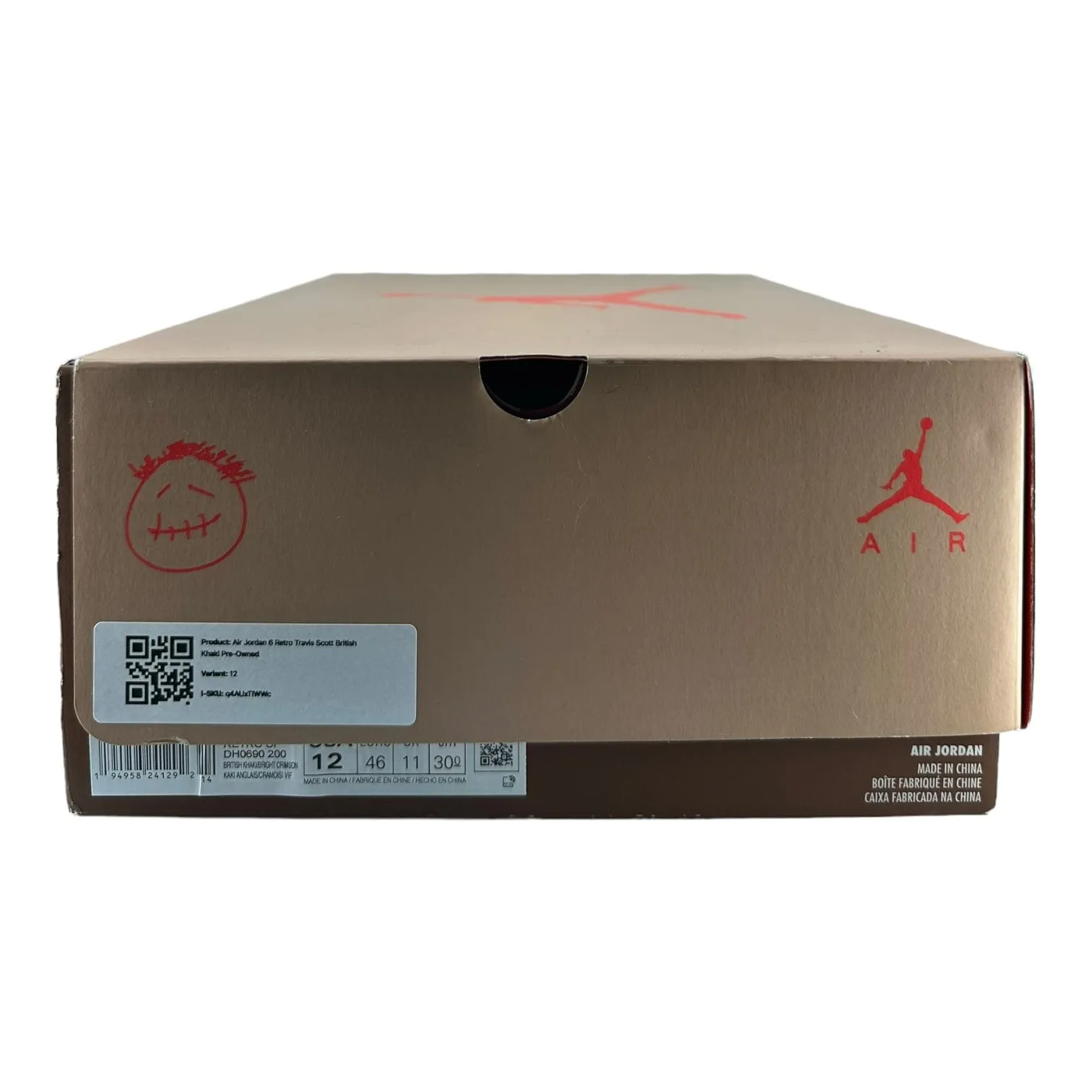 Air Jordan 6 Retro Travis Scott British Khaki Pre-Owned