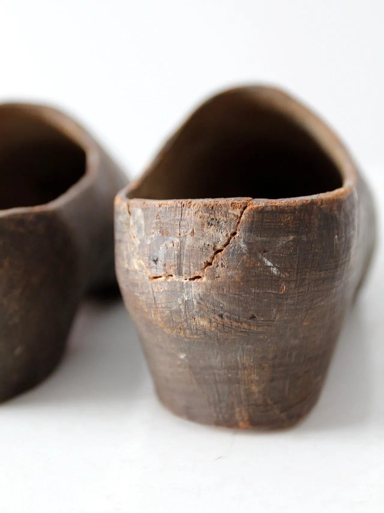 antique Dutch wooden clogs