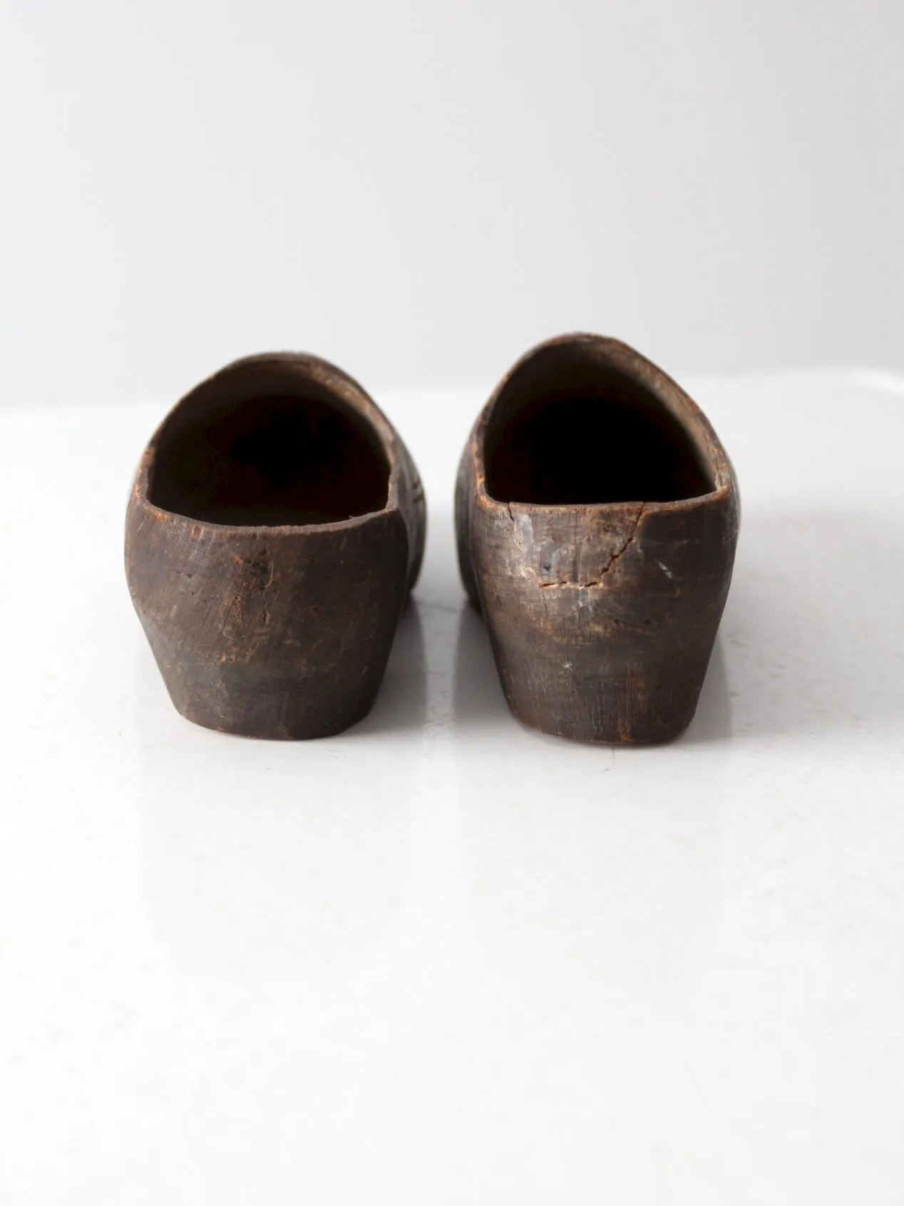 antique Dutch wooden clogs