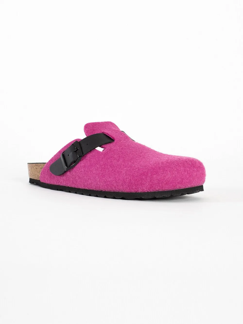 Bayton Moke clogs, fuchsia