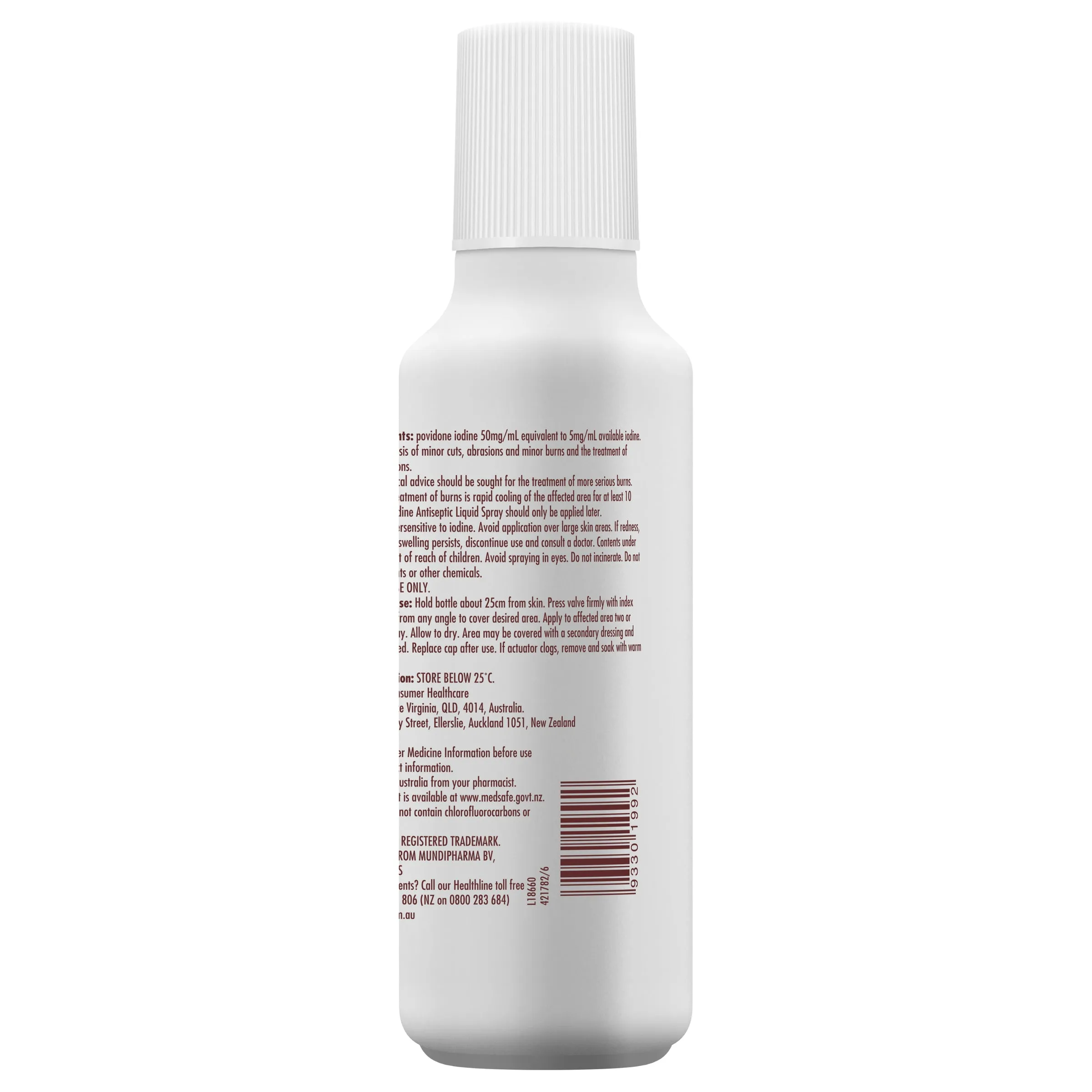 Betadine Antiseptic Spray 75Ml