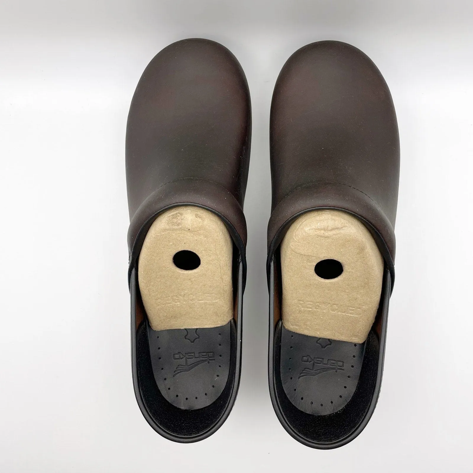 Dansko Men's Professional Pro Oiled Clogs EU 45W US 11.5-12 WIDE Brown