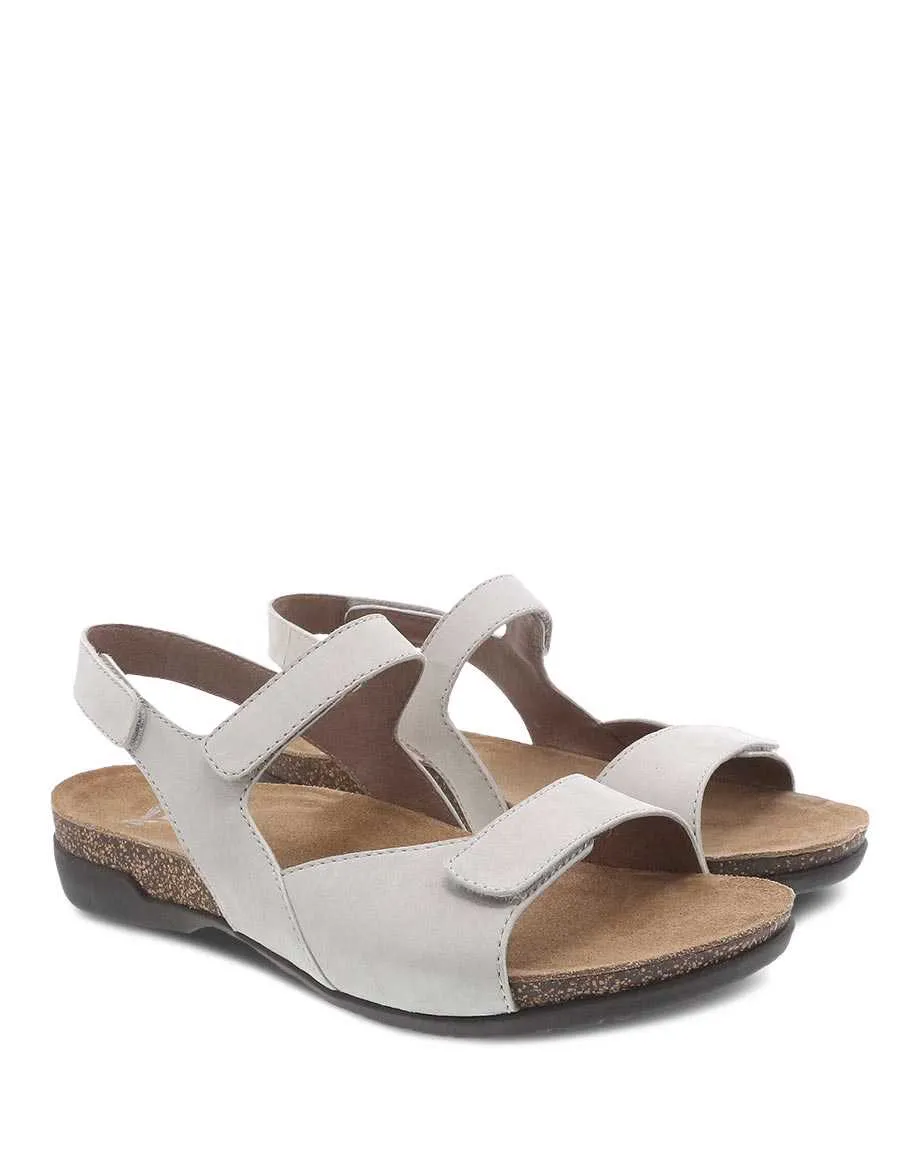 Dansko Women's Ronda Sandal - Ivory Milled Nubuck