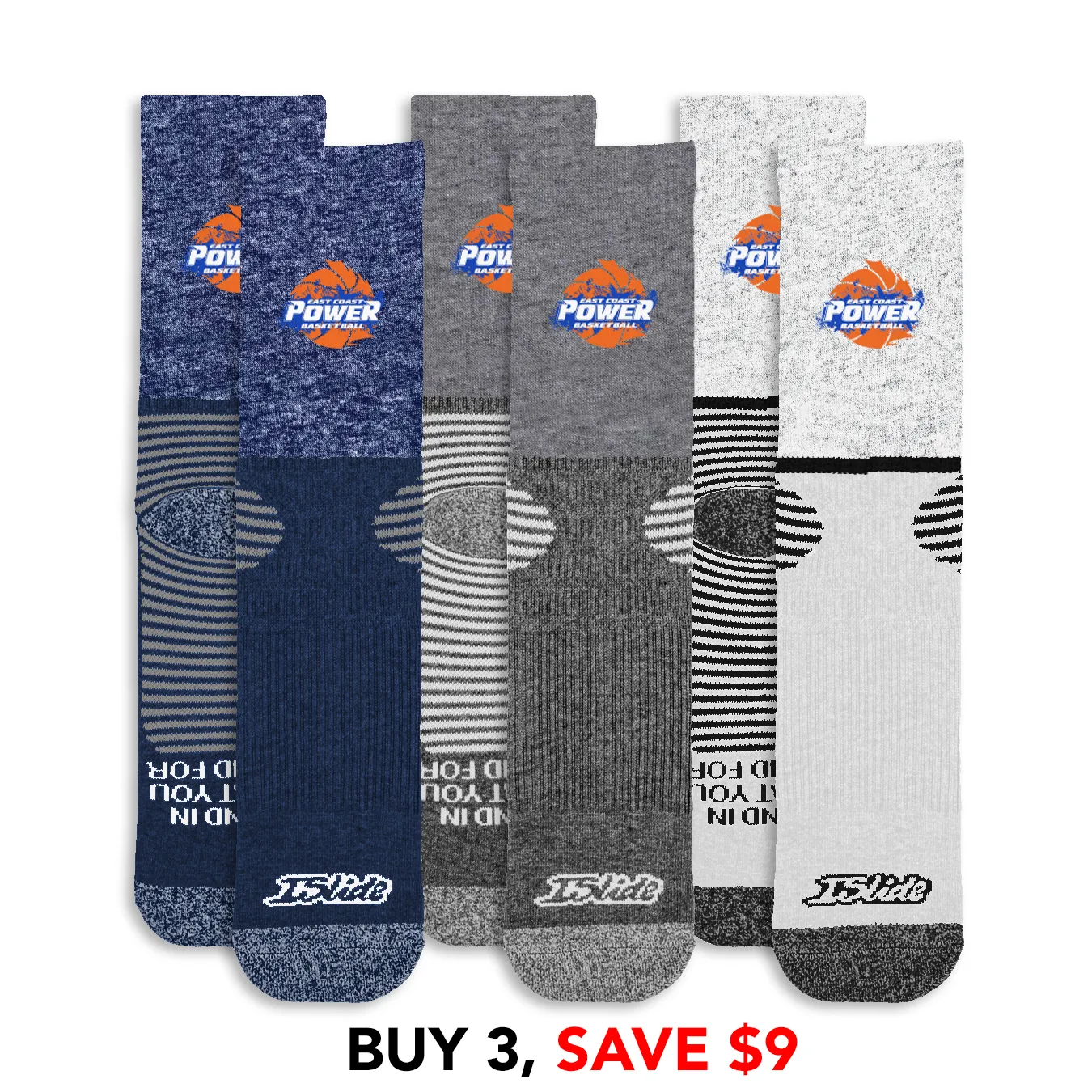 ECP Basketball Primary Socks Bundle