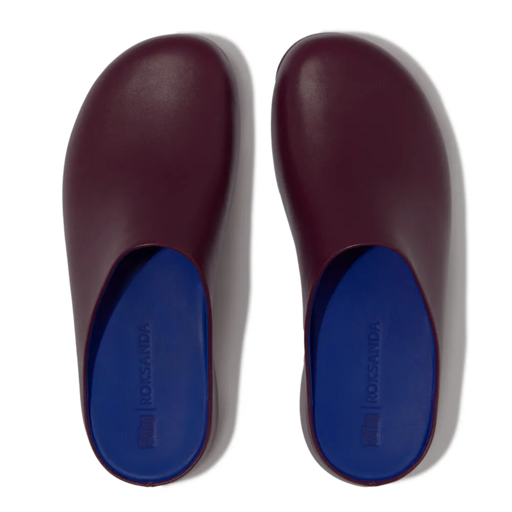 Fitflop Shuv x Roksanda Leather Clog Merlot