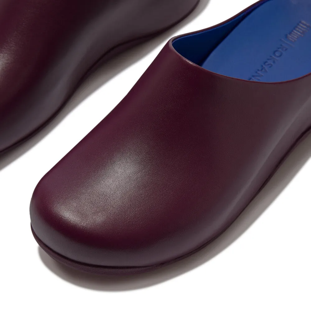 Fitflop Shuv x Roksanda Leather Clog Merlot