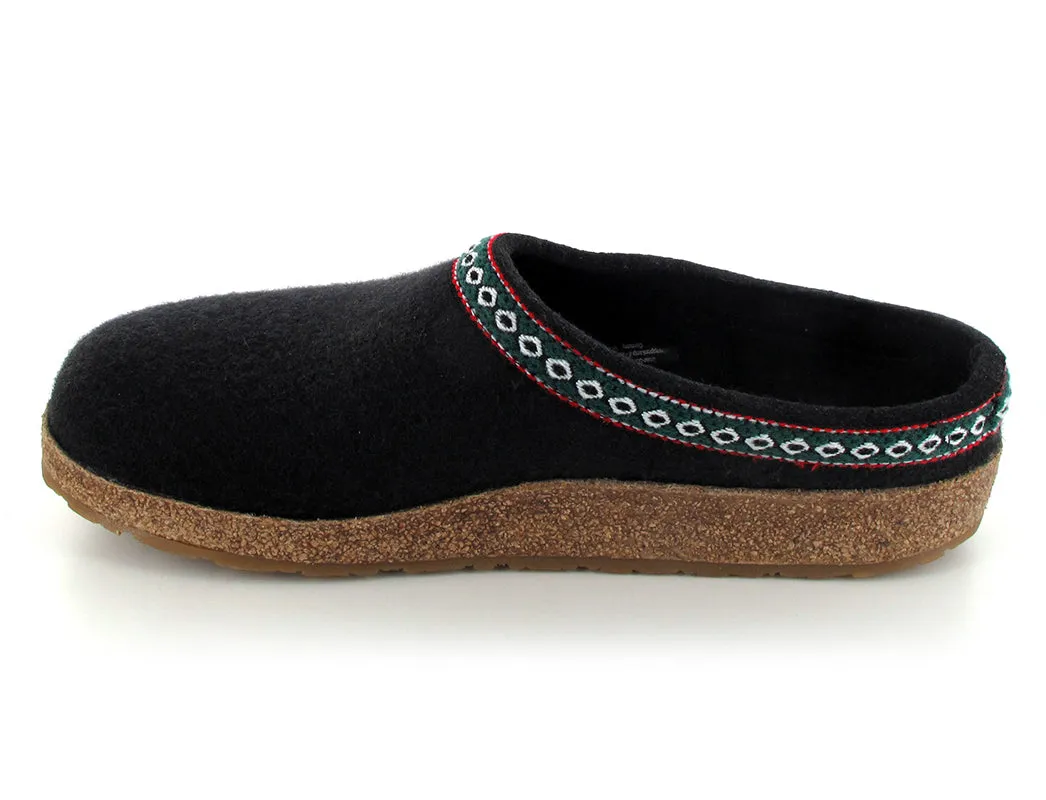 HAFLINGER Clog | Grizzly Franzl, Black