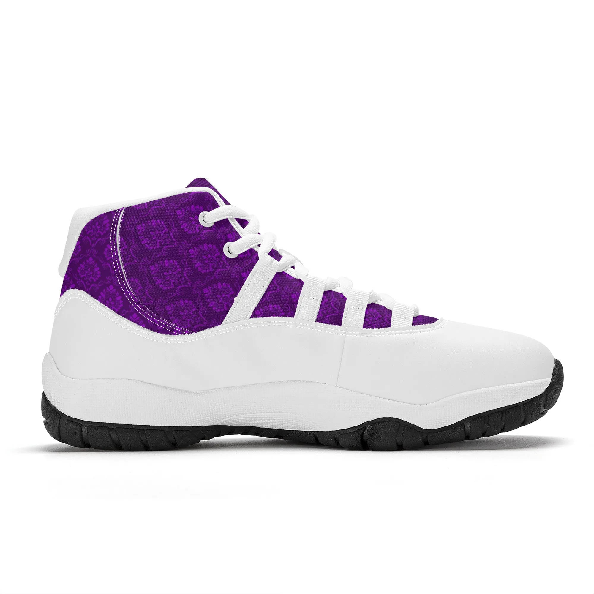 High Top Air Retro Sneakers - Purple