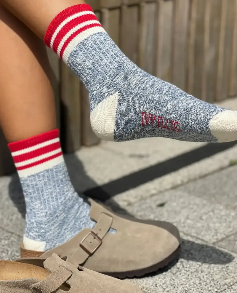 Ivy Ellis Highland Coast Dornoch Blue Socks