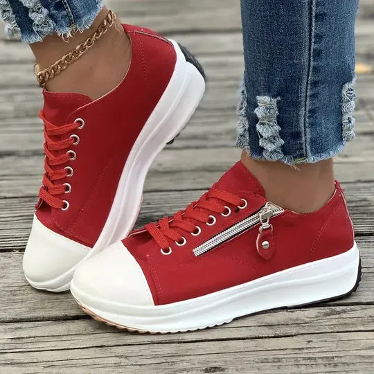 Jorina Sneakers | Vrouwen Rits Sneakers