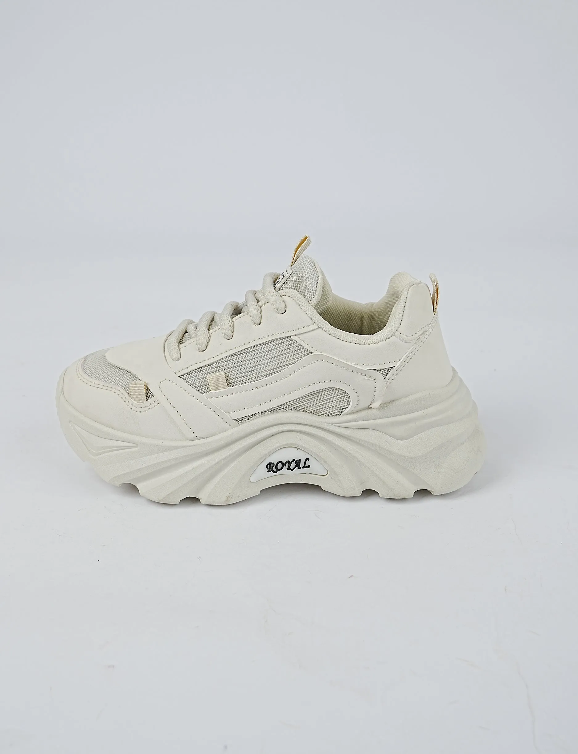 Luminescent Lace-Up Sneakers