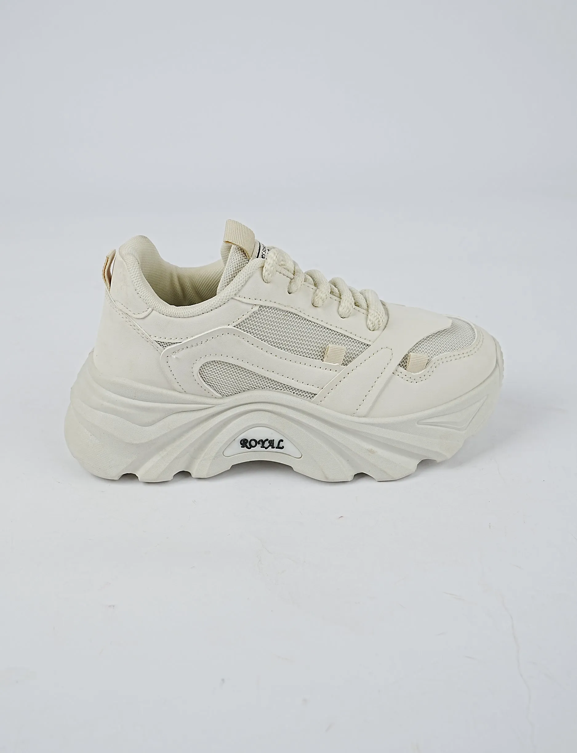 Luminescent Lace-Up Sneakers