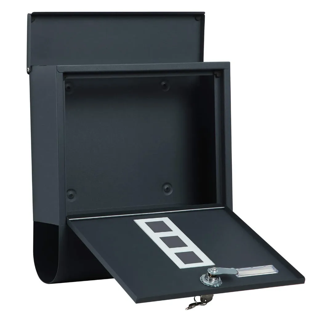 Mailboxes with Secure Key Lock and Newspaper Holder
