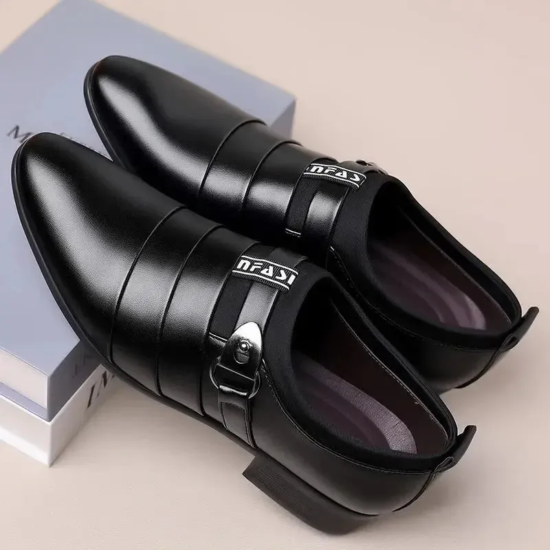 Men Dress Shoes Slip on Formal Suit Wedding Shoes for Men
