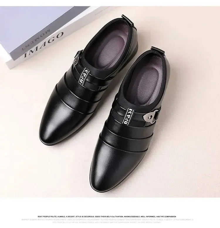 Men Dress Shoes Slip on Formal Suit Wedding Shoes for Men