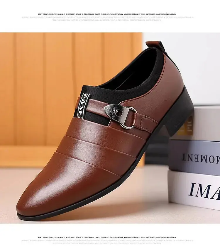 Men Dress Shoes Slip on Formal Suit Wedding Shoes for Men