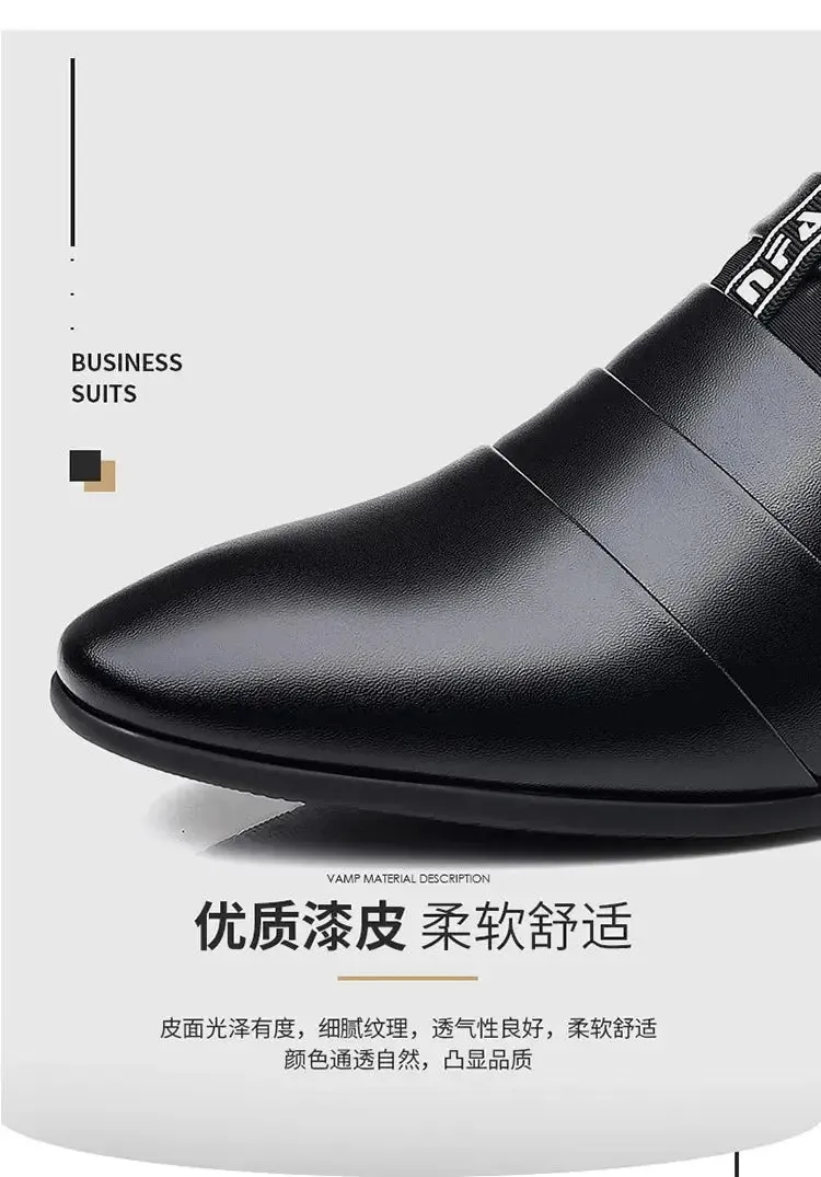 Men Dress Shoes Slip on Formal Suit Wedding Shoes for Men