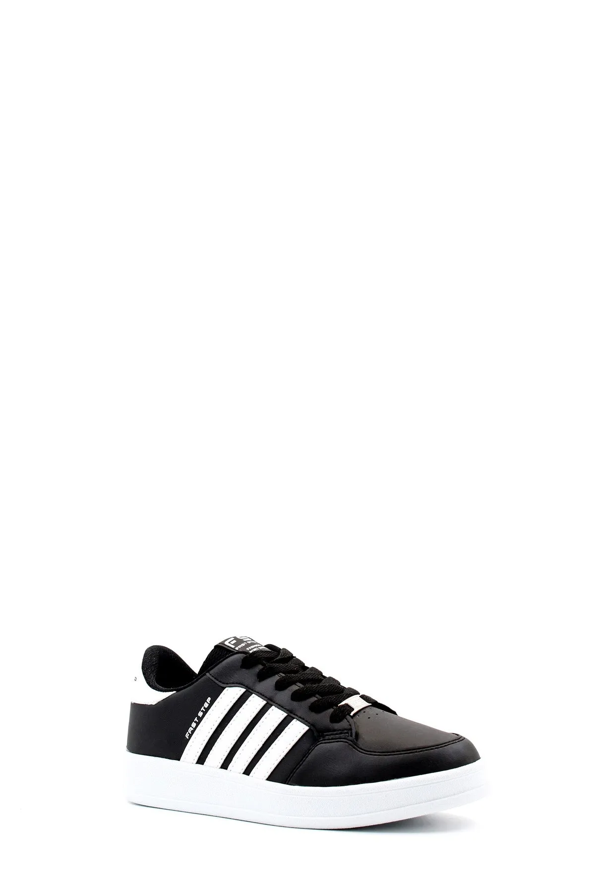 Men's Navy High-Top Canvas Sneakers with White Laces - Wessi