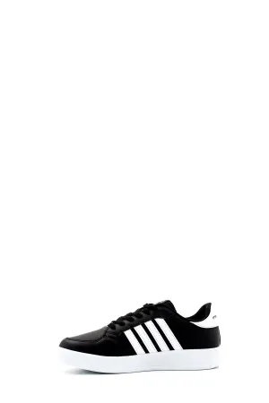 Men's Navy High-Top Canvas Sneakers with White Laces - Wessi