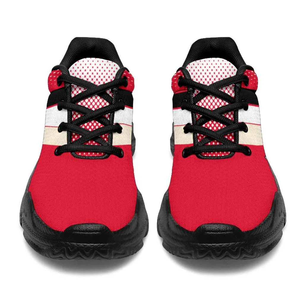 Nebraska #BigRed Chunky Sneakers