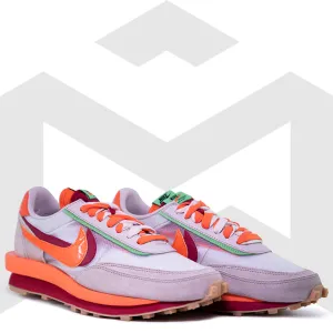 Nike LD Waffle sacai CLOT Kiss of Death Net Orange Blaze