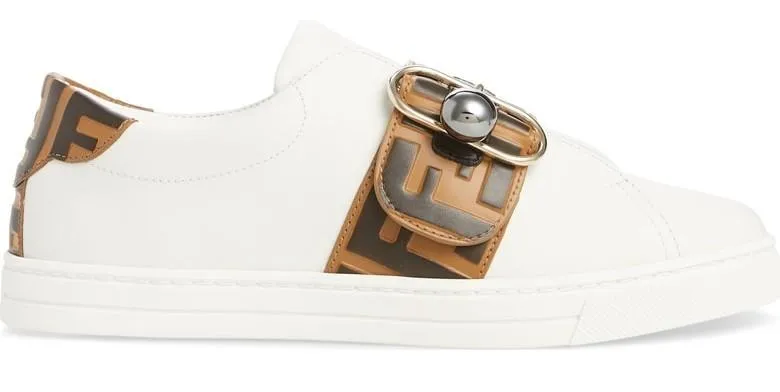 'Pearland' Logo Slip-On Sneakers
