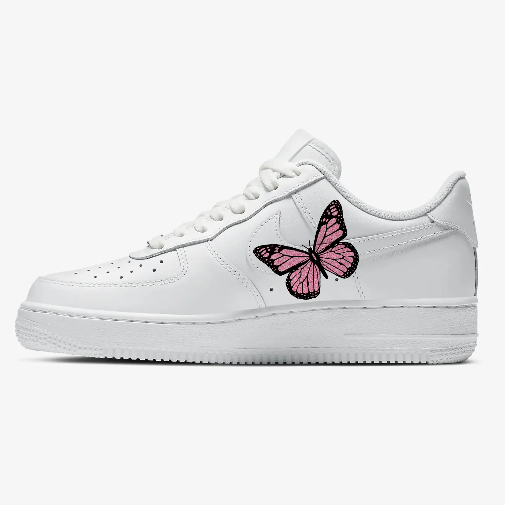 Pink Glitter Butterfly AF1