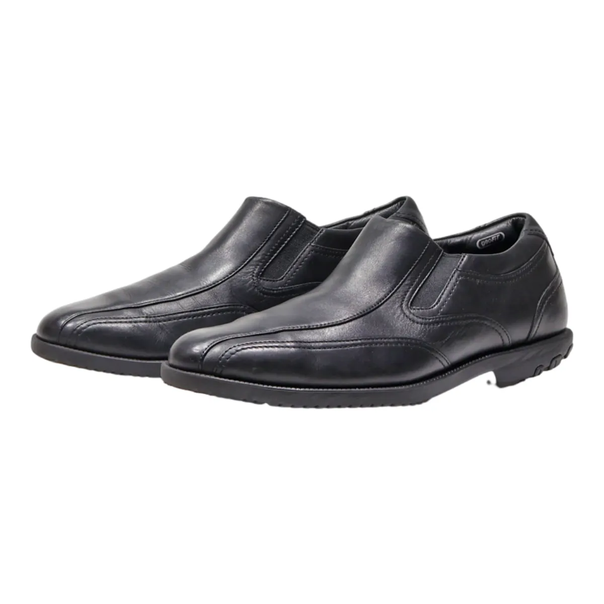 ROCK Oxford Shoes Black Leather Mens UK 8
