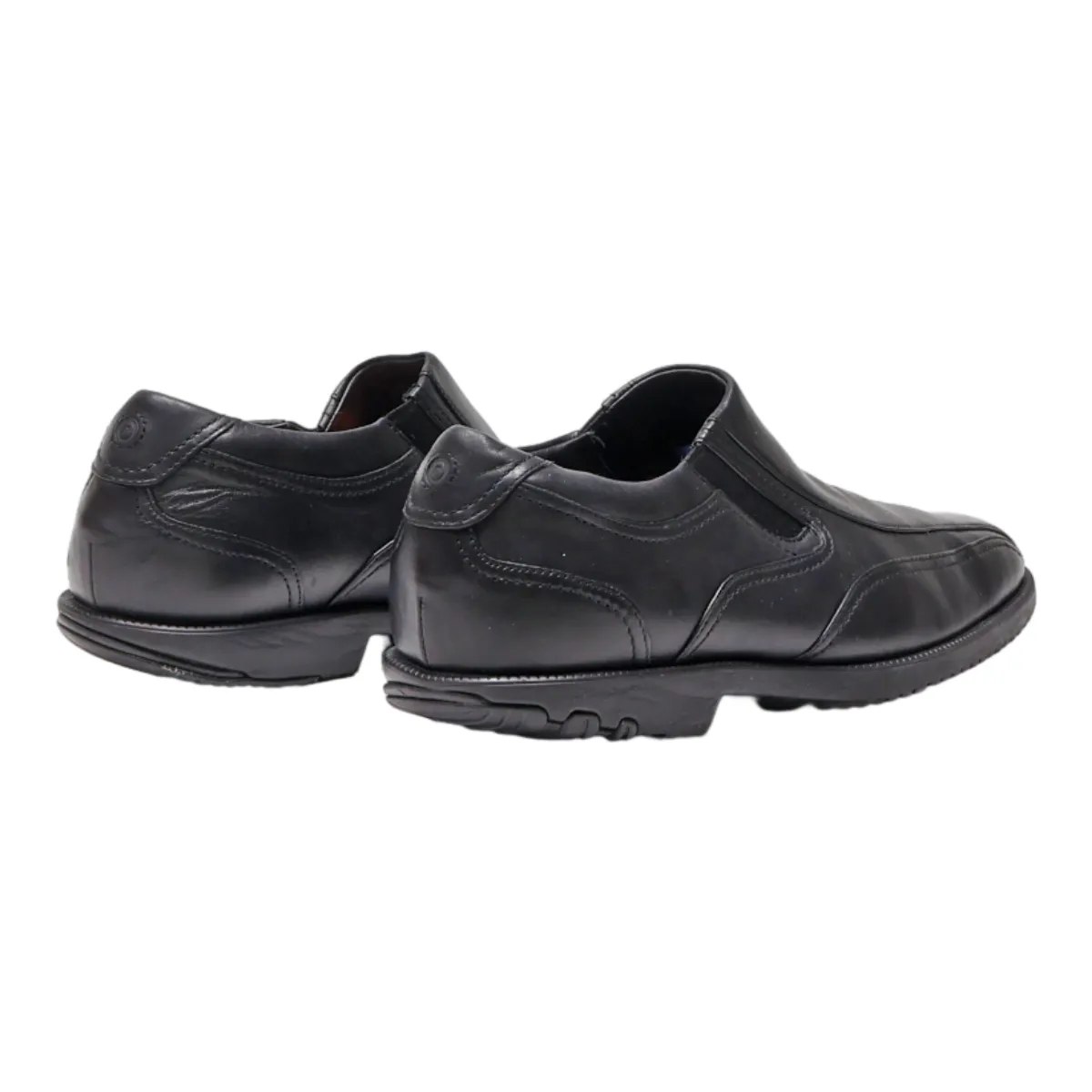 ROCK Oxford Shoes Black Leather Mens UK 8