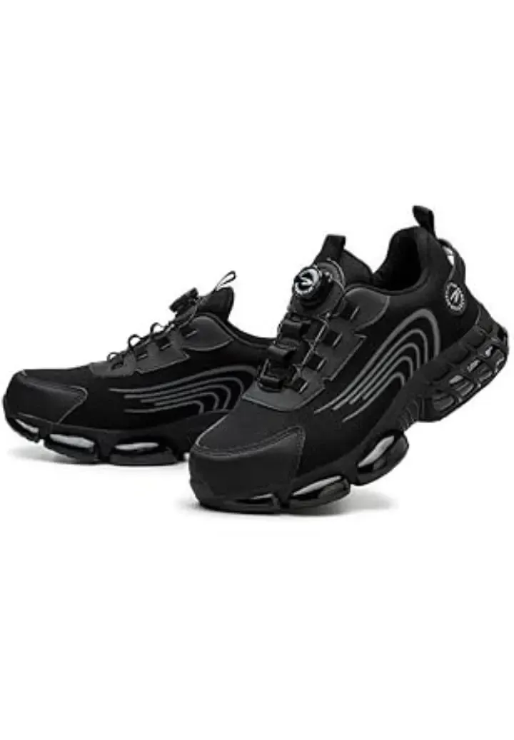 Rotary button new safety shoes for men