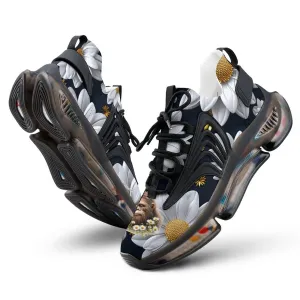 Sasquatch "smell the flowers" Men Custom Basketball Shoes with Breathable Fabric F68