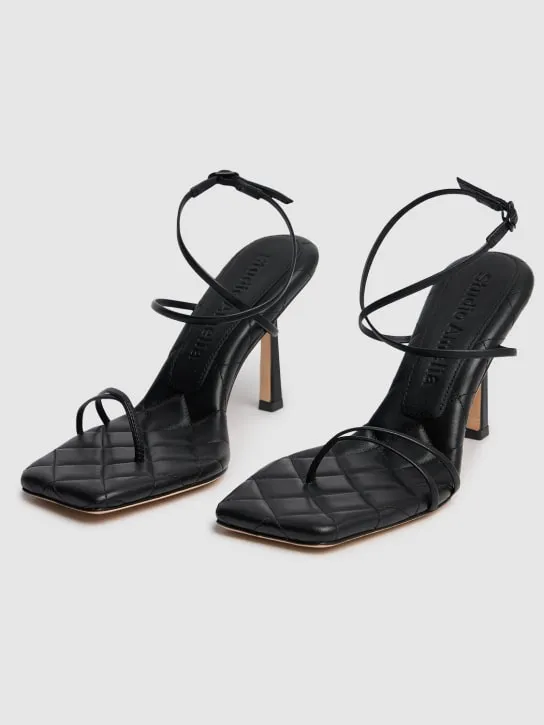 Studio Amelia   90mm Outlaw leather sandals 