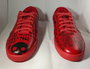 Triesti shoes: Red Graffiti