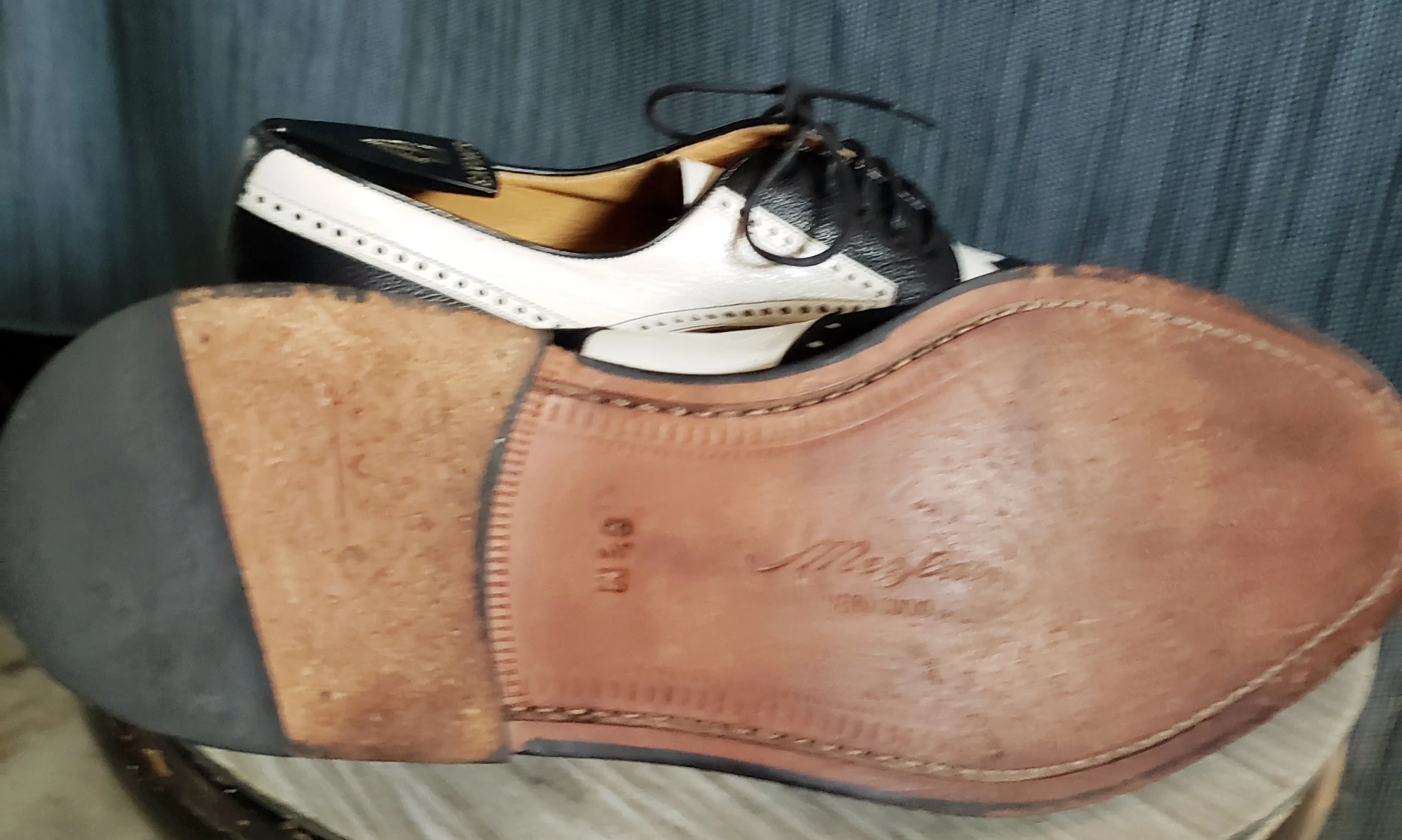 Vintage Mezlan Tulum Brogue Wingtip Oxford Mens Shoes 8.5 US, SOLD