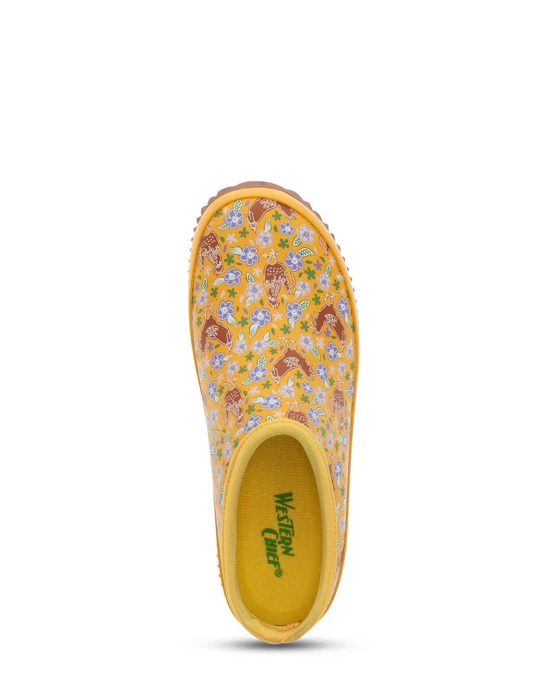 Women's Chicken Scratch Clog - Yellow