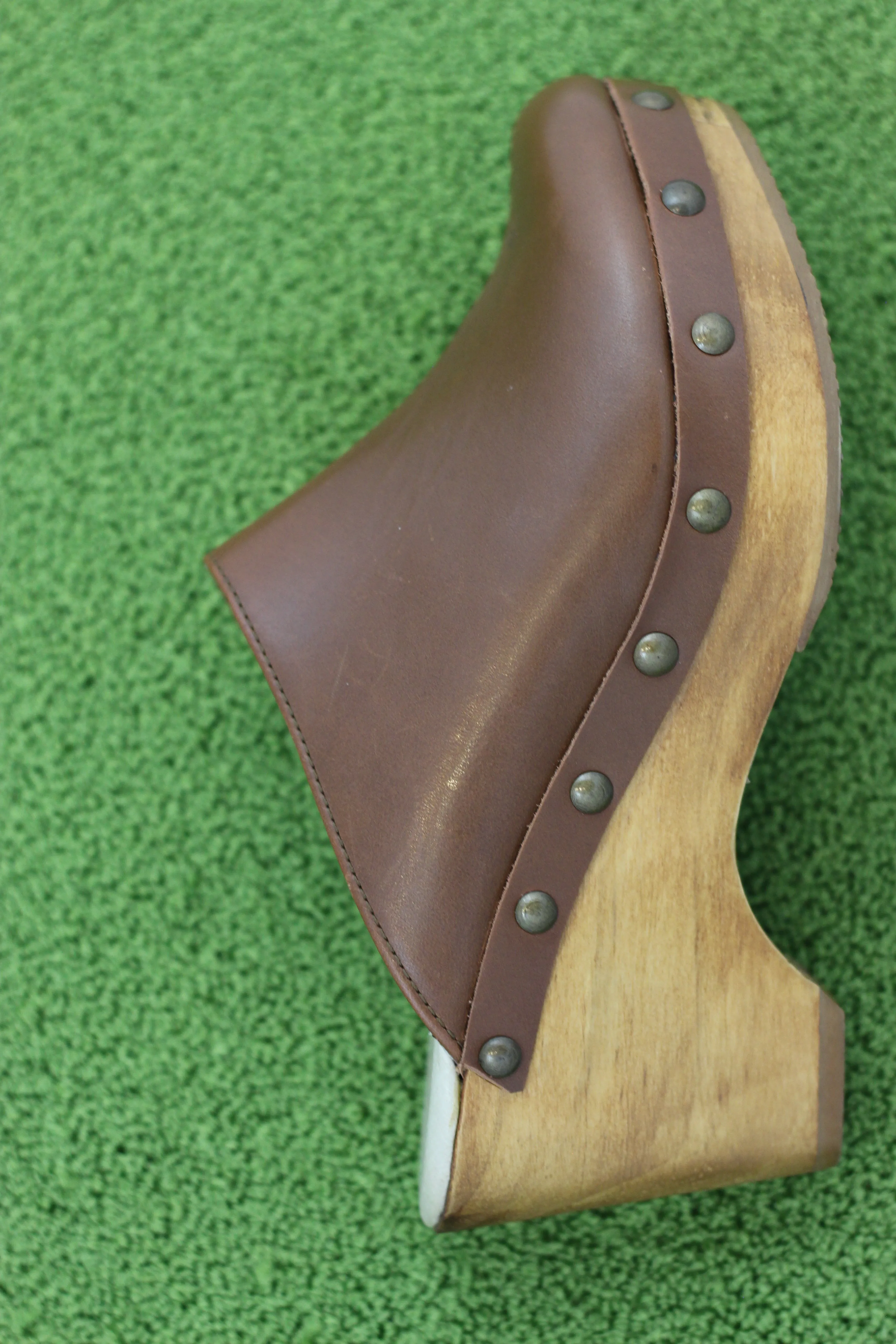 Women's Zorba Clog - Brown Leather