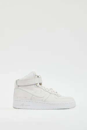 X Nike White Air Force 1 High Sneaker